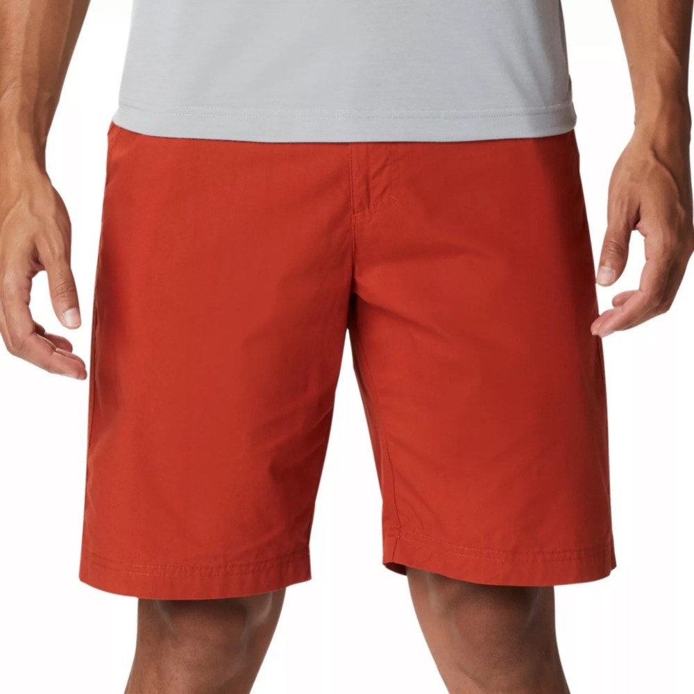 Columbia Men’s Washed Out Chino Shorts 40W Dark Sienna Orange NWT